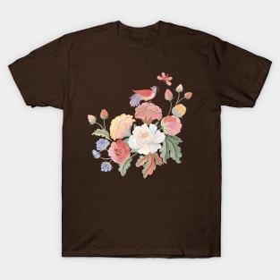 Victorian Flowers T-Shirt